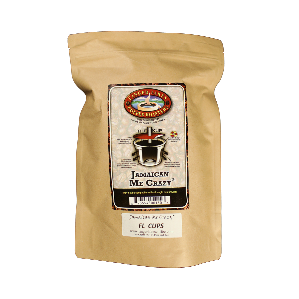 Jamaican Me Crazy® / 1 bag of 10 cups - Finger Lakes Coffee Roasters Jamaican Me Crazy® / 1 bag of 10 cups - Finger Lakes Coffee Roasters